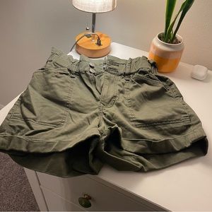 Express Shortie Super High Rise Shorts